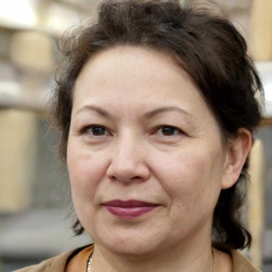 Miriam Valdés, fundadora de quanthorivos, durante una sesión nocturna de fotografía urbana